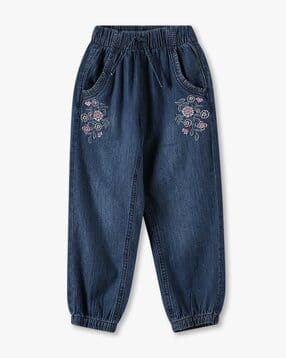 kg frendz Girls Embroidered Jogger Jeans-picture-38