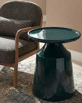 living shapes Pre-Assembled Accent Round Table -picture-48