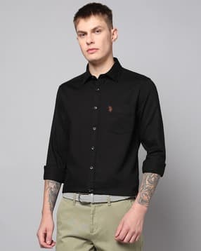 u.s. polo assn. Men Logo Tailored Fit Classic Shirt-picture-33