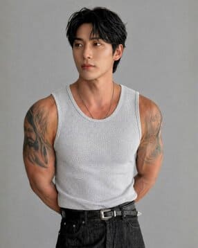 rockwell Men Ribbed Round-Neck Vest-picture-51
