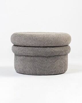 living shapes Mist Boucle Plywood Pouf-picture-37
