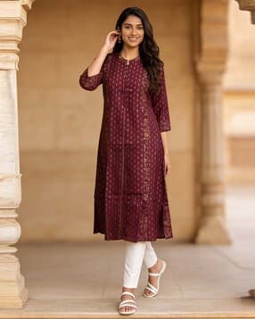 Floral Print Anarkali Kurta-image-33