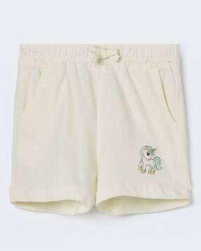 fame forever by lifestyle Girls Regular Fit Cotton Shorts-picture-43