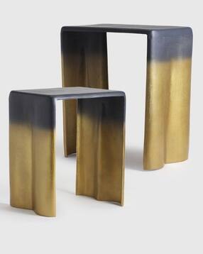living shapes Set of 2 Eco-Friendly Aluminium Accent Tables-picture-39
