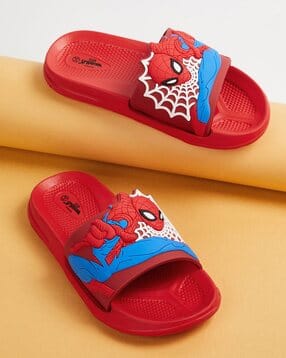 max Boys Spider-Man Embossed Slides-picture-39