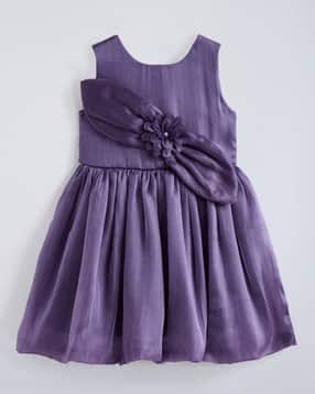 Floral Applique Pearl Dress-image-46