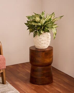 living shapes Beanie Mango Wood Accent Table & Stool-picture-5