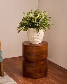 living shapes Prairie Mango Wood Accent Table & Stool-picture-20