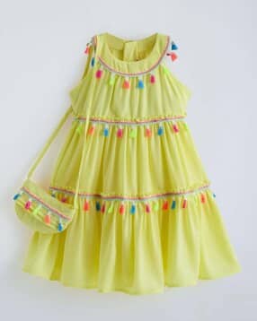 hopscotch Embellished Fit & Flare Dress-picture-48