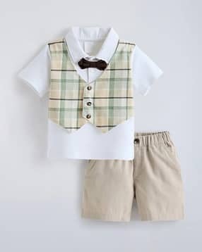  Boys Cotton Printed Suit Sets -image-46
