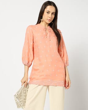 yousta Women Floral Print Regular Fit Tunic-picture-15