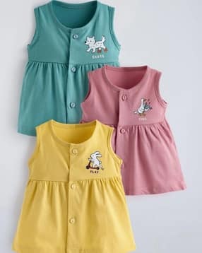 hopscotch Pack of 3 Fit and Flare Dress-picture-16