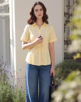 svaraa Women Relaxed Fit Spread-Collar Top-picture-50