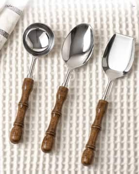 vareesha Pack of 3 Serving Spoon Set for Dining Table-picture-16