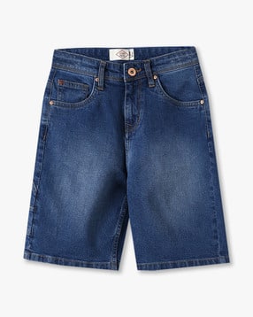 lee cooper Boys Lightly Washed Loose Fit Shorts-picture-41
