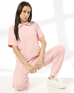 teamspirit Women Boxy Fit Top with Spread Collar-picture-26