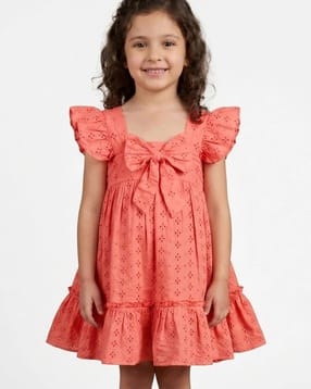 hopscotch Girls Embellished Fit & Flare Dress-picture-14