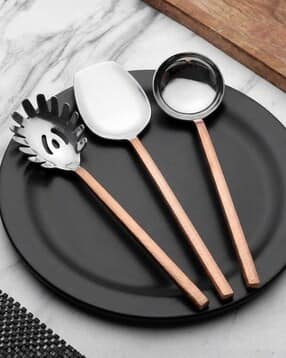 vareesha Pack of 3 Serving Spoon Set for Dining Table-picture-30