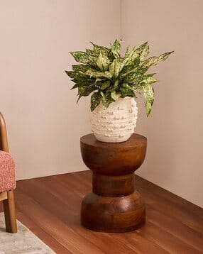 living shapes Lushow Mango Wood Accent Table & Stool-picture-16