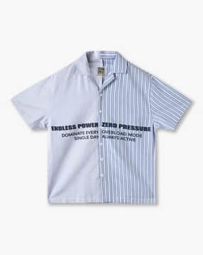 yb dnmx Boys Printed Boxy Fit Shirt-picture-10