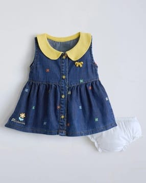 Girls Floral Fit & Flare Dress-image-35