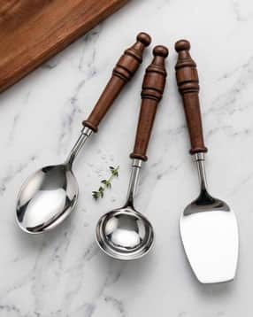 vareesha Pack of 3 Serving Spoon Set for Dining Table-picture-13