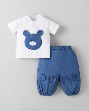 hopscotch  Boys Cotton Printed 2 Piece Set -picture-45