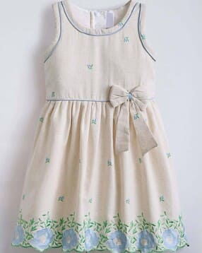 Floral Fit and Flare Dress-image-20