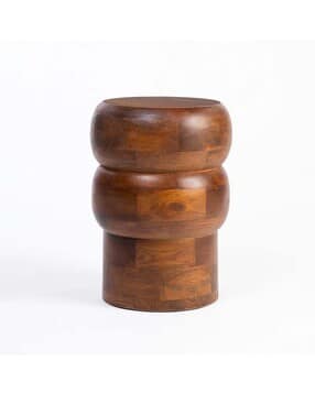 Oakspire Mango Wood Accent Table & Stool-image-6