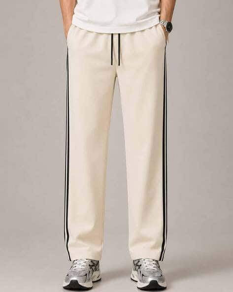 Fuback X AG Men Straight Track Pants with Contrast Tipping