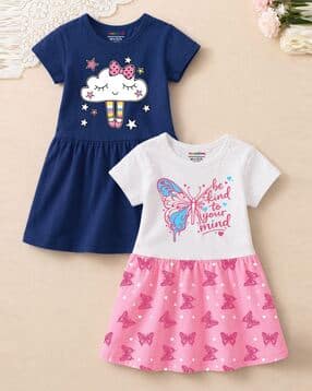 trampoline Girls Graphic Dress-picture-26