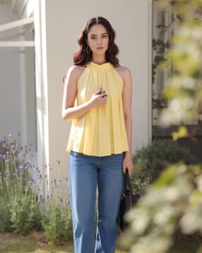 nyrika Women Relaxed Fit halter-Neck Top-picture-19