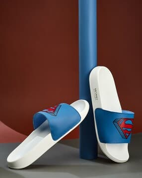 campus Men Printed Open Toe Sliders-picture-16
