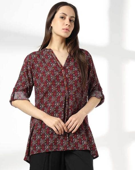 Women Printed Straight Kurti