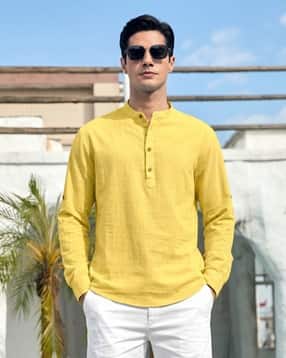 zombom Men Regular Fit Mandarin-Collar Kurta-picture-30