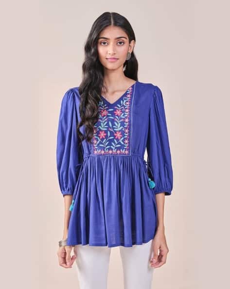 Global Desi Women Floral Tunic