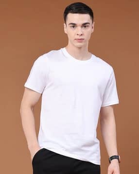v-mart Men Regular Fit Round-Neck T-Shirt-picture-13