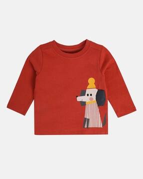mini klub Graphic Print Round-Neck T-Shirt-picture-50