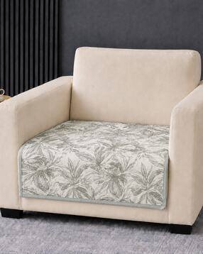 cortina eyelet curtain Floral Print Anti Slip 1 Seater Sofa Cover-picture-19