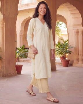 max Women Embroidered Straight Kurta-picture-33