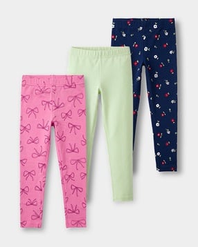 carter's Girls Pack of 3 Printed Leggings-picture-11