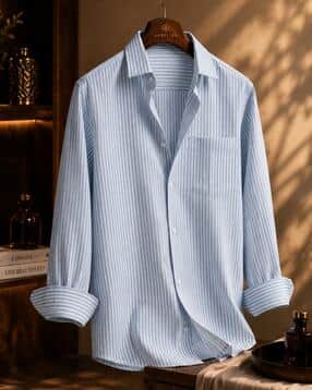 buda jeans co Men Striped Regular Fit Shirt-picture-23