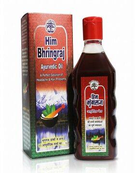 bhimseni karyalay Him Bhringraj Ayurvedic Hair Oil 200ml-picture-33