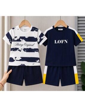 lofn Boys Cartoon Shorts and T-Shirt Set-picture-24
