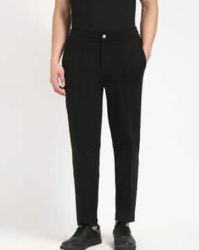 calvin klein jeans Men Mid Rise Fixed Waist Trousers-picture-12