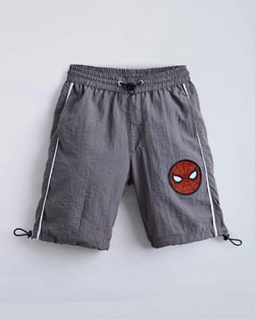 hopscotch Boys Printed Regular Fit Mid-Rise Shorts-picture-34