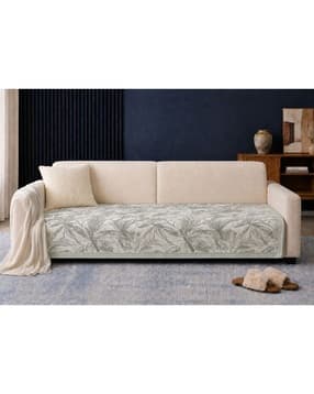 cortina eyelet curtain Floral Print Anti Slip 2 Seater Sofa Cover-picture-15