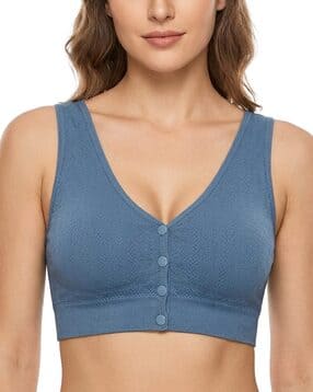 knisty Non-Wired Front Closure Sports Bra-picture-26