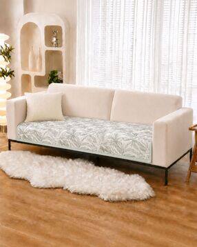 cortina eyelet curtain Floral Print Anti Slip 3 Seater Sofa Cover-picture-53