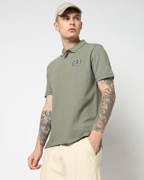gap Men Solid Slim Fit Collared T-Shirt-picture-39